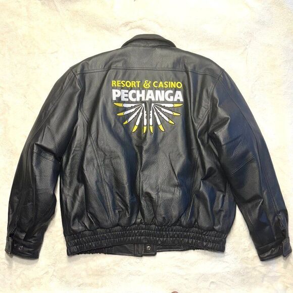 PECHANGA Men's Leather Jacket - Picture 1 of 9